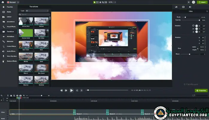برنامج Camtasia Studio 9 Portable